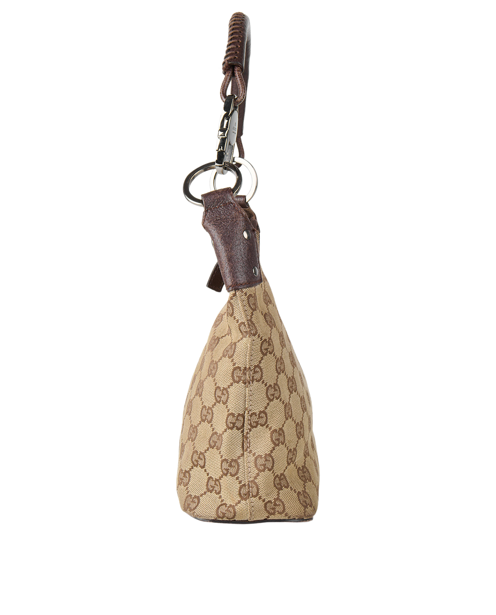 Vintage GG Supreme Hobo, &pound;450, Handbags, Beige, Canvas/Leather, Side view